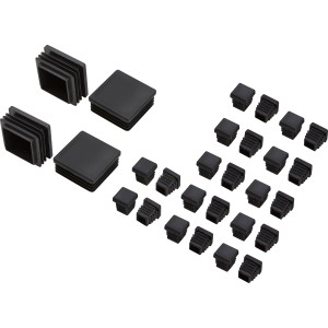 Fußkappen-Set, 28-teilig, für Vermont Eck-Diningset, zum Schutz von Möbeln und Boden.