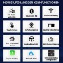 Junsun Autoradio für Skoda Octavia: Neue Kernfunktionen wie Touchscreen, Bluetooth, GPS, CarPlay, Android Auto, Lenkradsteuerung.