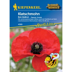 Kiepenkerl Klatschmohn 'Roter Klatschmohn' (Papaver rhoeas) auf der Verpackung.