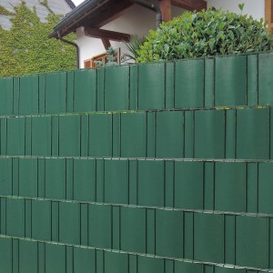 Floraworld Folienstreifen Sichtschutz für Einstabmatten Dunkelgrün 20,5 m x 24cm