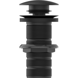 Ideal Standard Push-Open Excentersiphon in Schwarz für Waschtische ohne Überlauf.