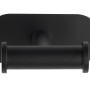 Schwarzer Wenko Turbo-Loc Wandhaken Duo Orea aus Edelstahl für Handtücher, Badaccessoire.