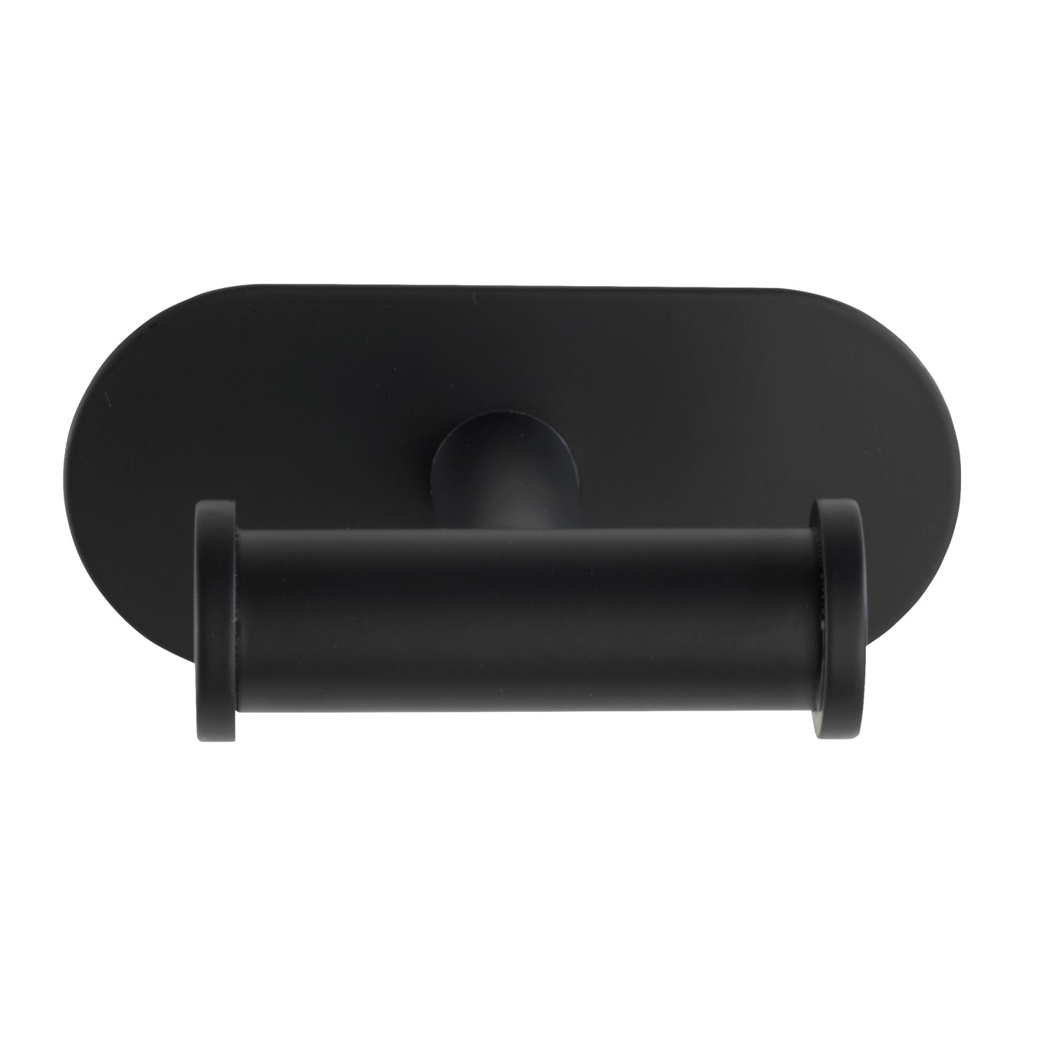 Schwarzer Wenko Turbo-Loc Wandhaken Duo Orea aus Edelstahl für Handtücher, Badaccessoire.