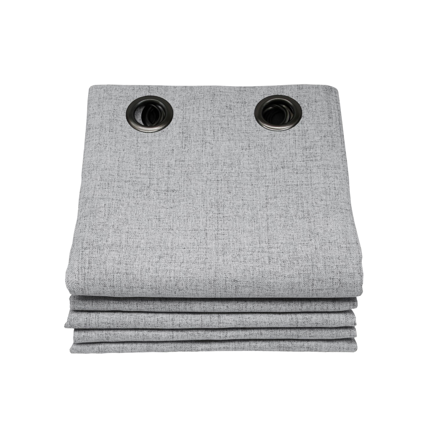 Moondream Verdunklungsvorhang, hellgrau, 130x260 cm, mit Ösen für Gardinenstange.