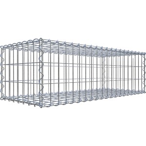 Gabiona Gabionenkorb 30 cm x 100 cm x 40 cm Maschenw 5 cm x 10 cm
