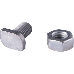 Juliana Halbkopfschraube mit Mutter, 15 Stück Stahl für Gewächshaus-Zubehör.