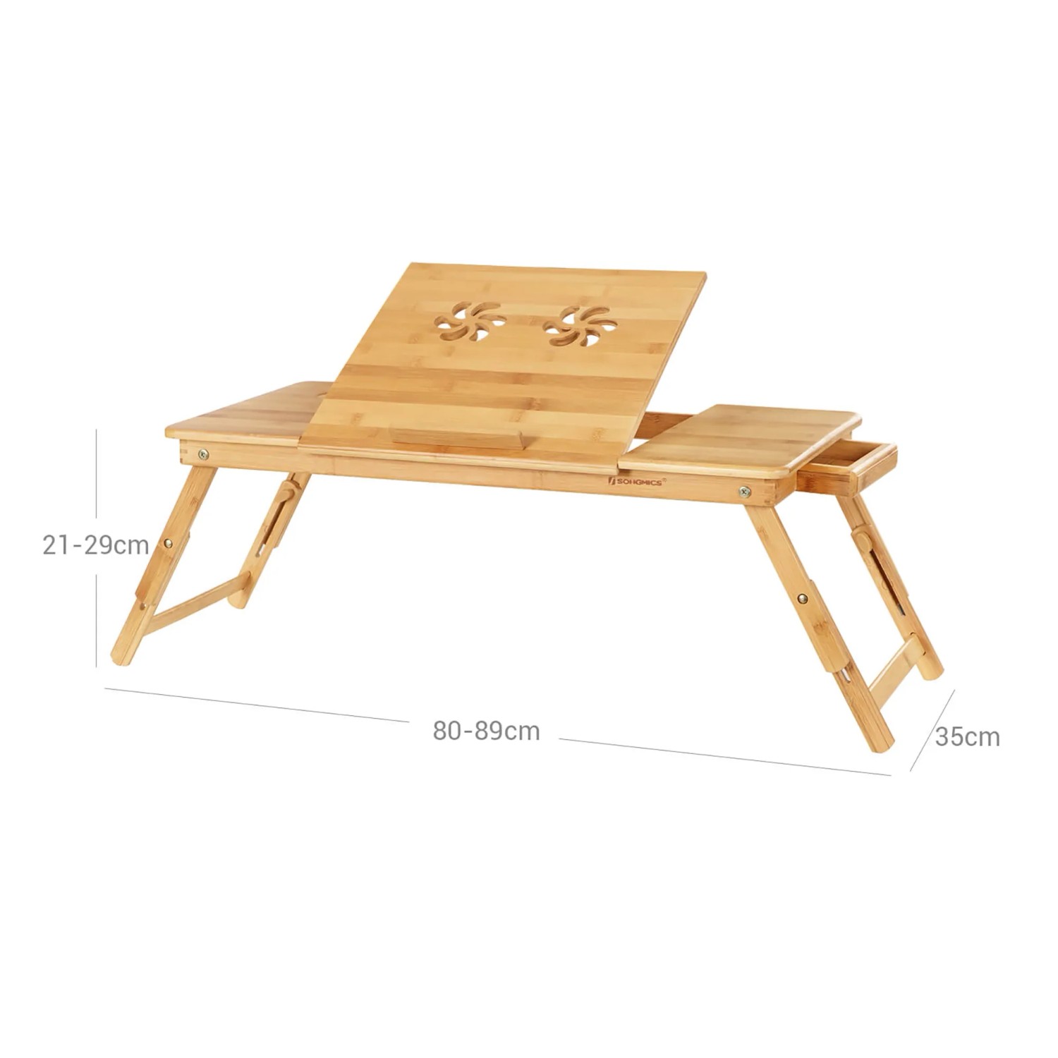 Songmics Tischaufsatz Bambus 72 cm x 29 cm x 35 cm Naturfarben kaufen bei  OBI