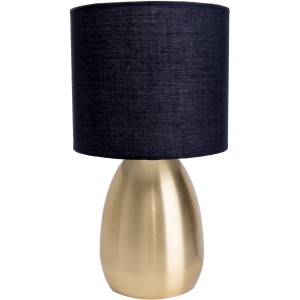 Näve Tischleuchte Aurum in Gold-Schwarz, 33 cm, für stimmungsvolle Beleuchtung.