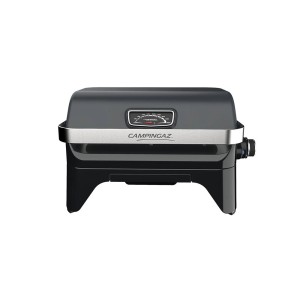 Campingaz Gasgrill Attitude 2go CV: kompakter Tischgrill in Schwarz mit Thermometer.