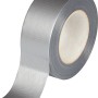 Rolle silbernes Gewebeband, 50 m x 48 mm, für Reparatur und Befestigung.