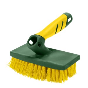 Steuber Schrubber Bürste Grün Gelb