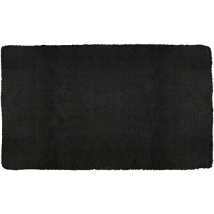 Schwarzer Kleine Wolke Badteppich Cony, 60x100 cm, flauschig und rutschhemmend.