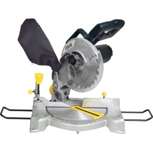 CMI Kappsäge C-KGS 210-A: Zug-, Kapp- und Gehrungssäge mit Staubfangsack und Werkstückklemme.