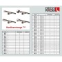 Deco-Raum Gardinenstange nach Maß Kugel Edelstahl-Optik. Verschiedene Endstücke, Tabellen für Längen, Wandträger & Verbinder.