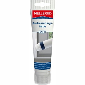 Mellerud Schimmel Stopp Ausbesserungsfarbe, 90ml Tube für Wand und Decke.