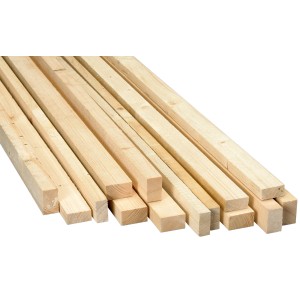 Latte Fichte/Tanne sägerau 24 mm x 38 mm x 2000 mm