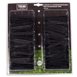 Texas Wire Pegs, 170 Stück, für Mähroboter der RMX-Serie, Zubehör zur Befestigung des Begrenzungskabels.