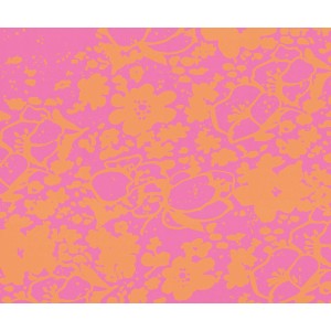 Komar Vliestapete Douche de Feuilles 300 cm x 250 cm Orange