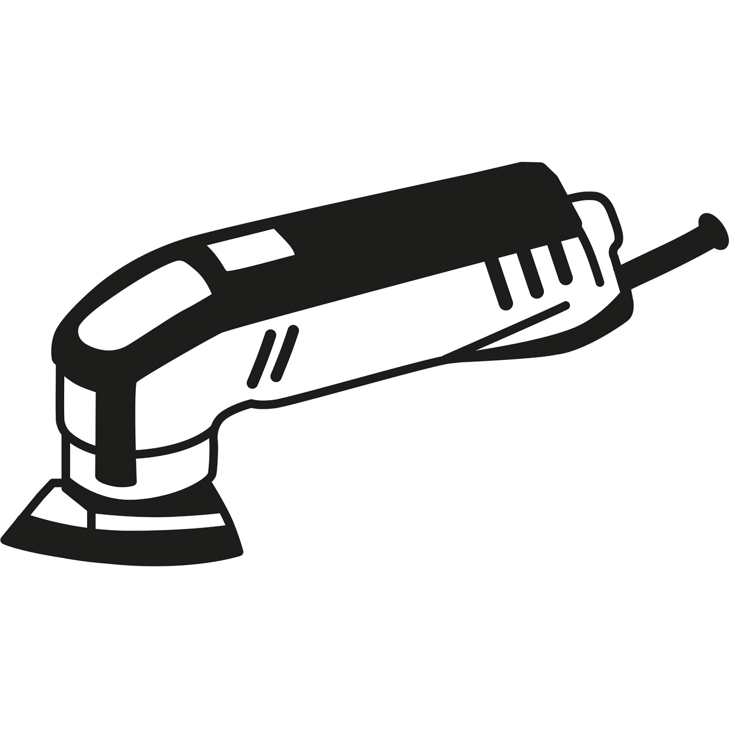 Deltaschleifer, Zubehör für Schleifarbeiten. Geeignet zum Schleifen von Flächen und Kanten.