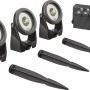 Oase LunAqua Power LED Set 3: 3 Teichleuchten, LED-Treiber und Erdspieße für Teichbeleuchtung.