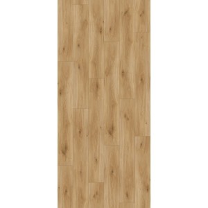 Parador Laminat Basic 200 Eiche, Landhausdiele mit V-Fuge, helle Holzoptik.