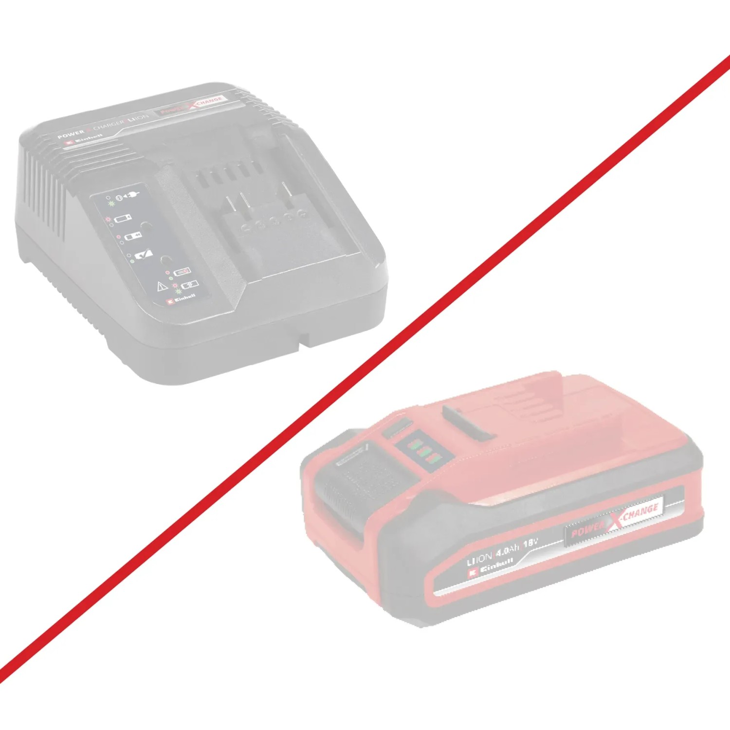 Einhell Power X-Change Akku und Ladegerät