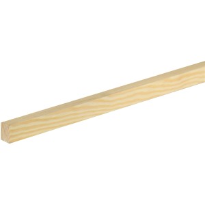 FN Neuhofer Flachleiste Fichte/Kiefer Astrein Roh 13 mm x 19 mm x 1000 mm