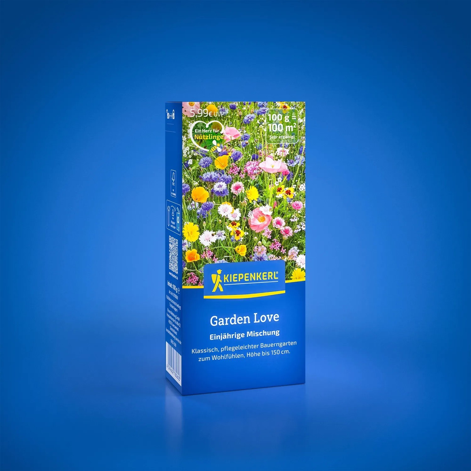 Kiepenkerl Blumenmischung Garden Love: Bunte einjährige Blumensamen für den Bauerngarten.