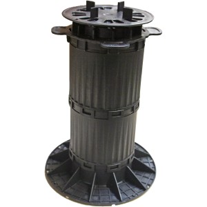 GS Terrassen Stellfuß Plattenlager, 270-370 mm, justierbar, für Terrassendielen und Platten.
