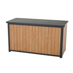 Siena Garden Kissenbox Sabano im Teaklook, 135,5x58,7x75 cm, zur Aufbewahrung von Gartenauflagen.