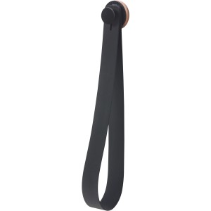 Schwarzer Tiger Urban Ersatzrollenhalter hängend mit flexiblem Band für Bad & WC.