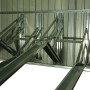 Innenansicht Westmann Fahrradgarage Anthrazit mit integrierten Fahrradständern.