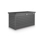 Biohort Freizeitbox 180, dunkelgrau-metallic, Universalbox für Gartenutensilien.