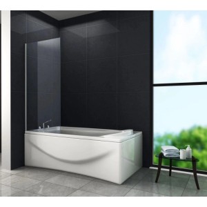 Glasdeals Fixe Badewannenaufsatz Duschtrennwand STURDO 75 x 160 cm 3516
