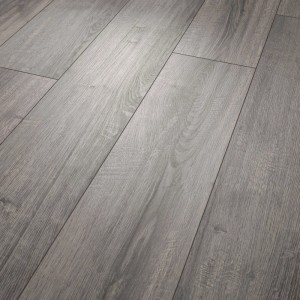 Egger Aqua Laminat Sherman Eiche hellgrau, Landhausdielen-Optik.