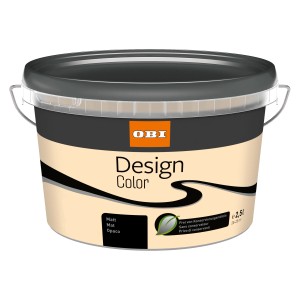 Eimer OBI Design Color, matte, magnolienfarbene Wandfarbe, 2,5 l.