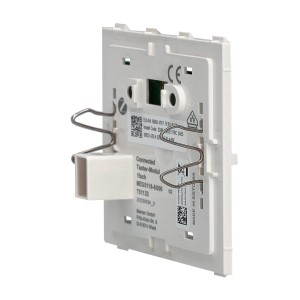 Merten System Design Taster-Modul MEG5116-6000 1fach für Hausautomation, Rückansicht.