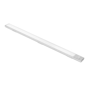 Emuca USB Wiederaufladbare LED Wandleuchte Kaus mit Bewegungssensor L400 mm Kunststoff und Aluminium Matt Eloxiert
