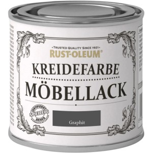 Dose Rust-Oleum Kreidefarbe Möbellack Graphit Matt, Farbe für Möbel im Vintage-Look.