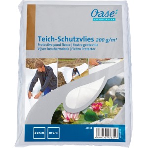 Oase Teich-Schutzvlies 200 g/m², 2x5 m, schützt Teichfolie vor Beschädigungen.