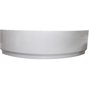 Weiße Acrylschürze für Laguna Eckwanne zur einfachen Badewannenverkleidung.