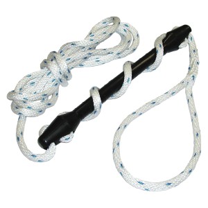 Seilflechter Anlegefeder 16mm mit Schlaufe für Boote, Ruckdämpfer und spiralgeflochtene Leine.