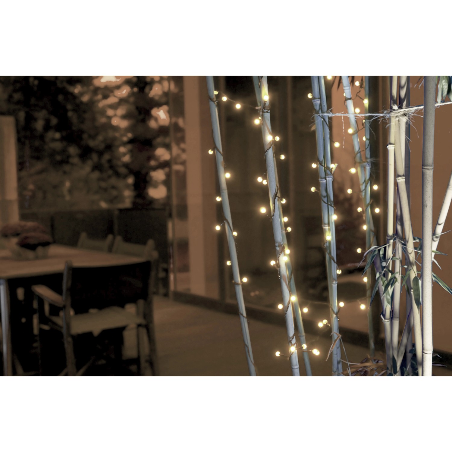 Konstsmide LED Lichterkette Globes 80 warmweiße LEDs innen und außen