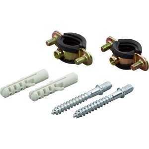 Schallschutzrohrschelle Ø 15 mm - Ø 19 mm 2 Stück