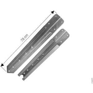 Hy-Land Bodenanker Set, 2 feuerverzinkte Stahlanker für sicheren Stand von Spielgeräten.