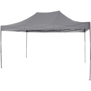 Grauer Siena Garden Allrounder Pavillon 300x450 cm mit Stahlgestell und Polyesterdach.