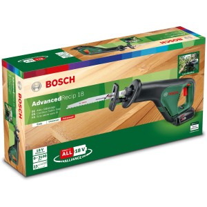 Bosch 18V Akku-Säbelsäge AdvancedRecip 18 im Set mit Akku und Ladegerät in Originalverpackung.
