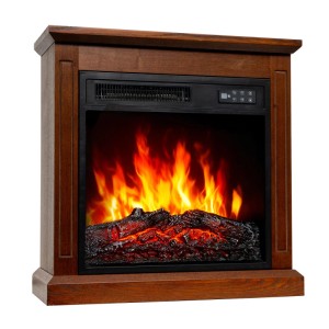 HOMAVO 18'' 900/1800W Elektrokamin mit Heizung Inklusive Schrank