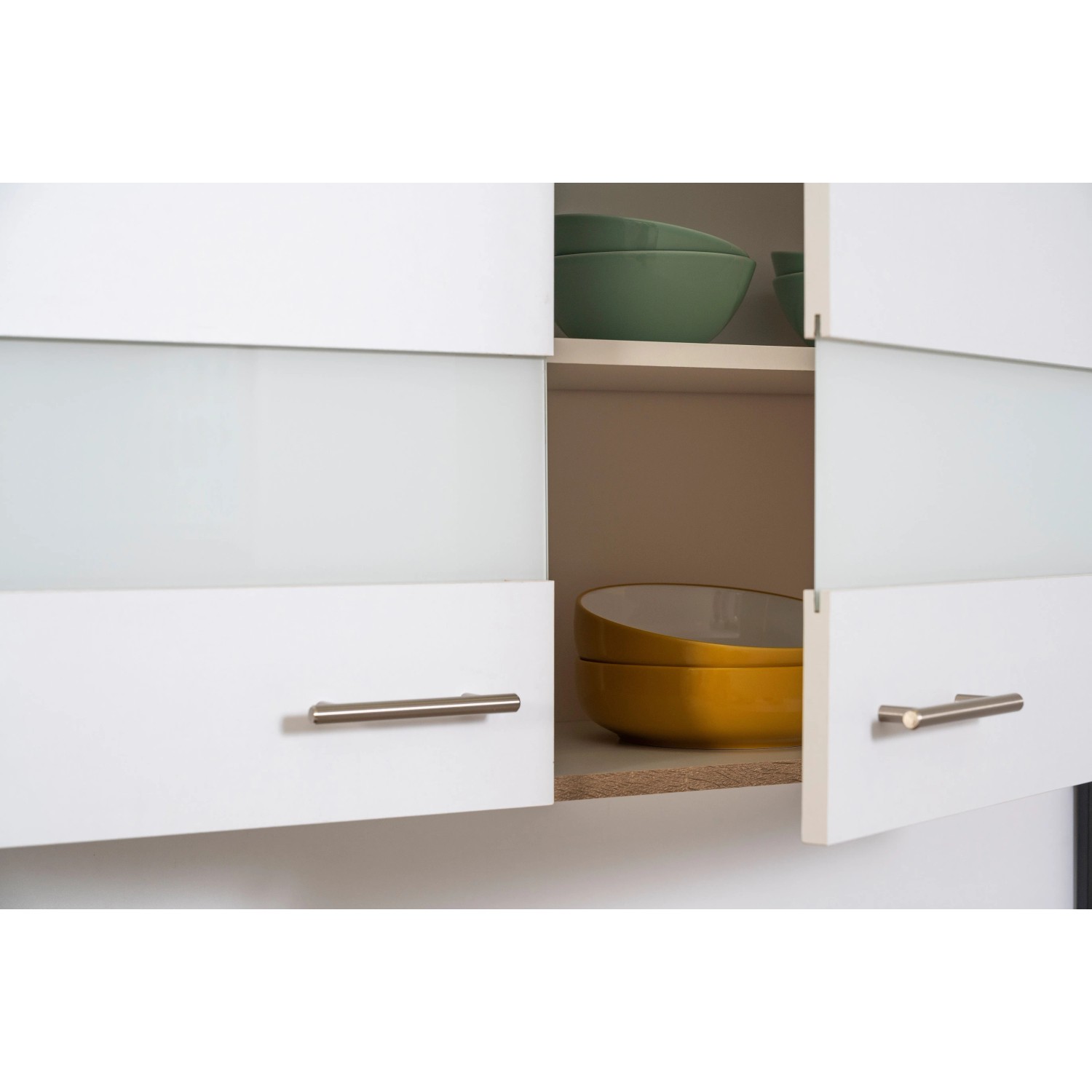 Respekta Küchenzeile Merle 280 cm Weiß ohne E-Geräte_5