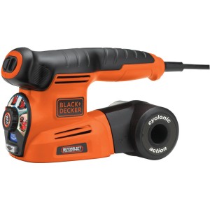 Black+Decker Multischleifer KA280, 220W, mit Staubfangbehälter und AutoSelect-Technologie.